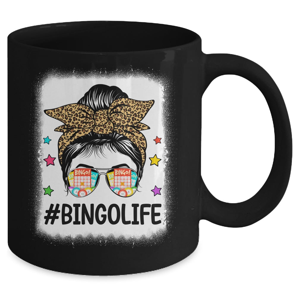 Funny Bingo Life Bingo Messy Buns Gambling Womens Bingo Mug | siriusteestore