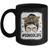 Funny Bingo Life Bingo Messy Buns Gambling Womens Bingo Mug | siriusteestore