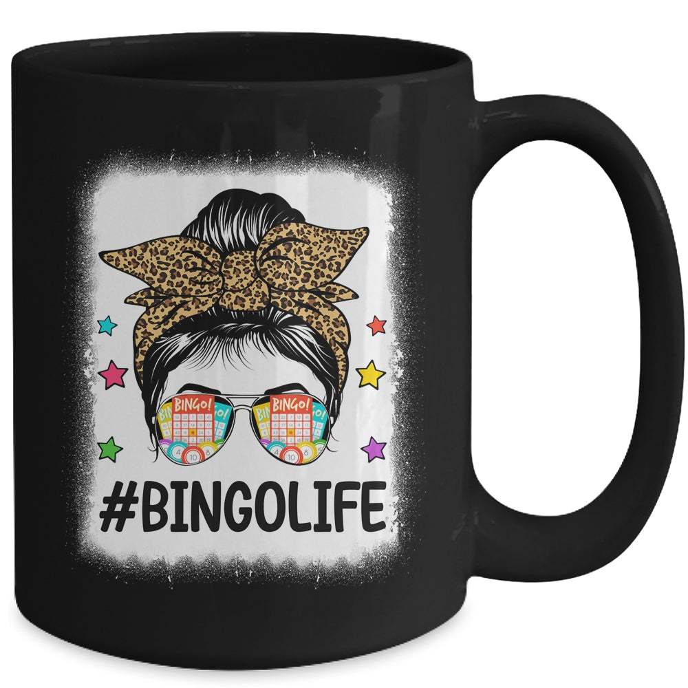 Funny Bingo Life Bingo Messy Buns Gambling Womens Bingo Mug | siriusteestore