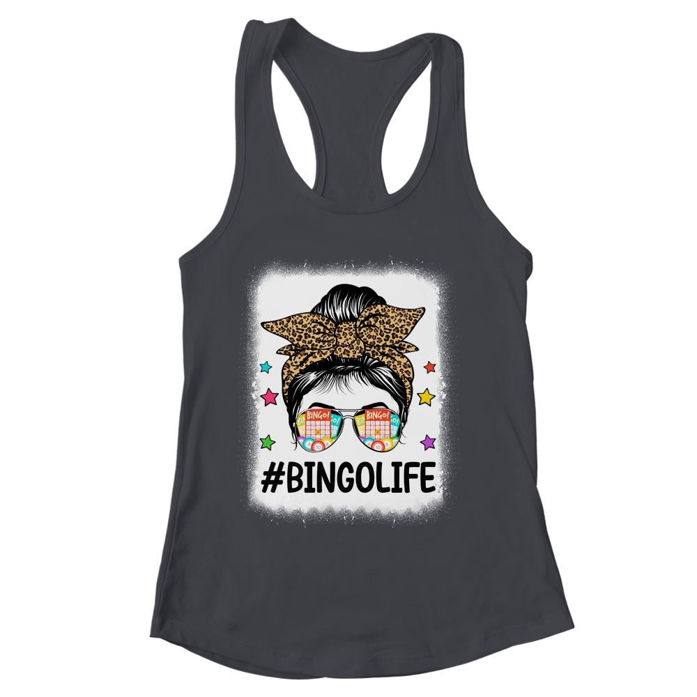 Funny Bingo Life Bingo Messy Buns Gambling Womens Bingo Shirt & Tank Top | siriusteestore