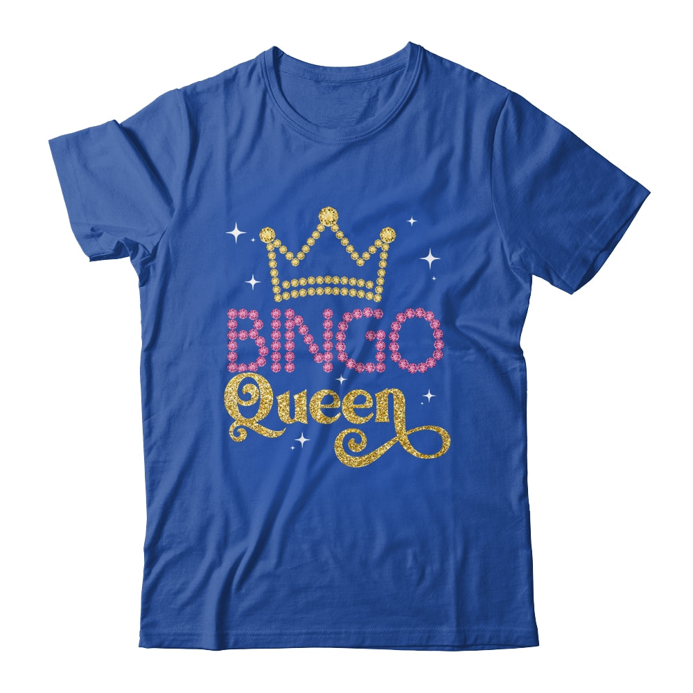 Funny Bingo Queen Casino Player Gambler Gambling Lucky Women Shirt & Tank Top | siriusteestore