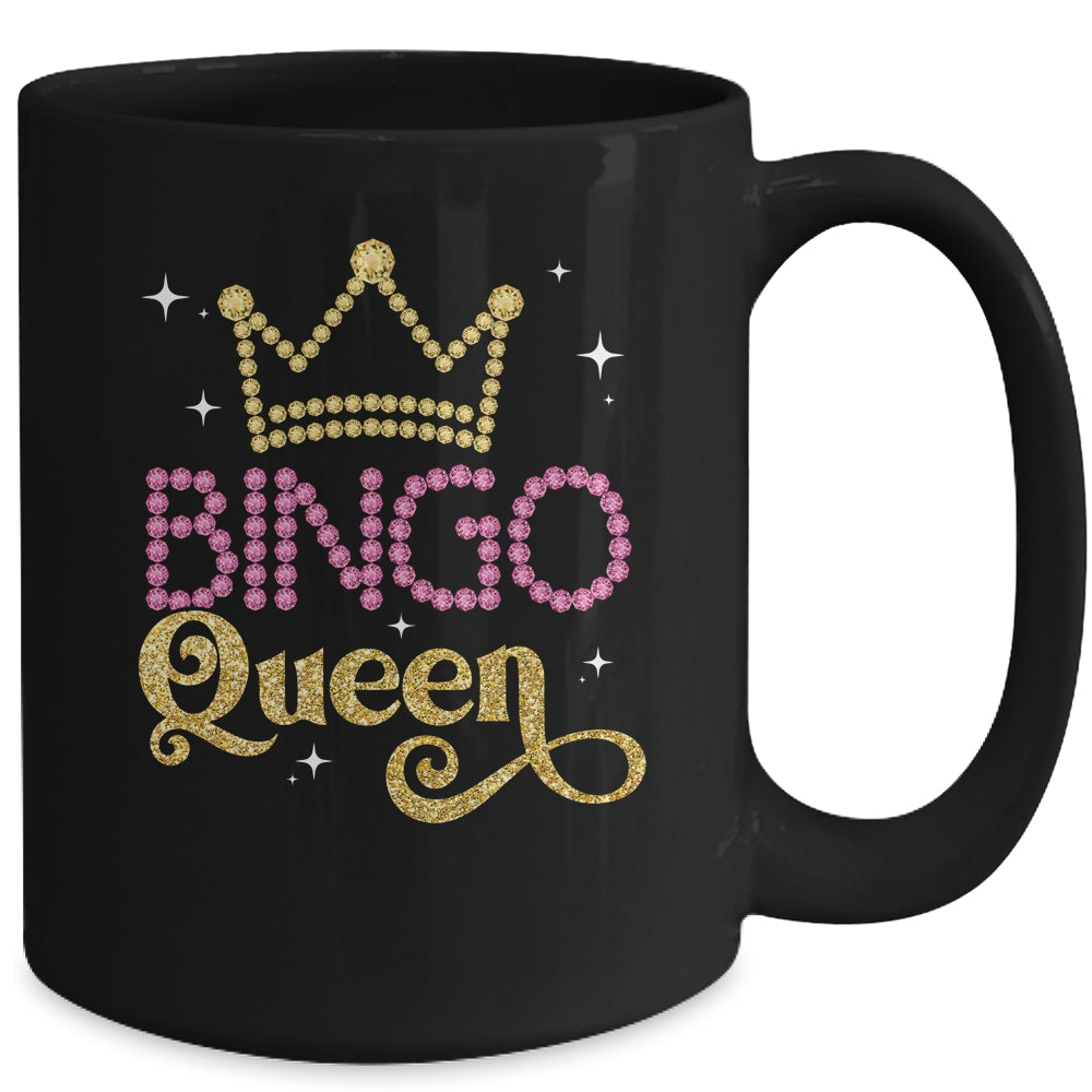 Funny Bingo Queen Casino Player Gambler Gambling Lucky Women Mug | siriusteestore