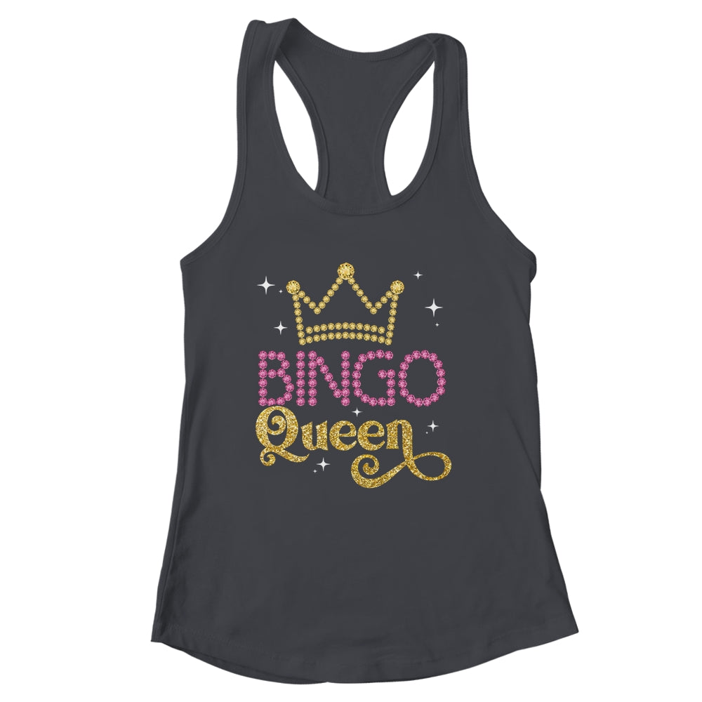Funny Bingo Queen Casino Player Gambler Gambling Lucky Women Shirt & Tank Top | siriusteestore