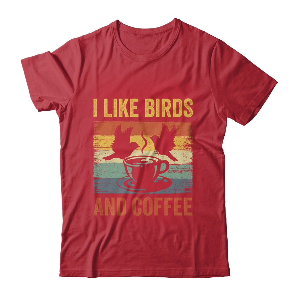 Funny Birds Coffee Design For Men Women Bird Lover Coffee Shirt & Hoodie | siriusteestore