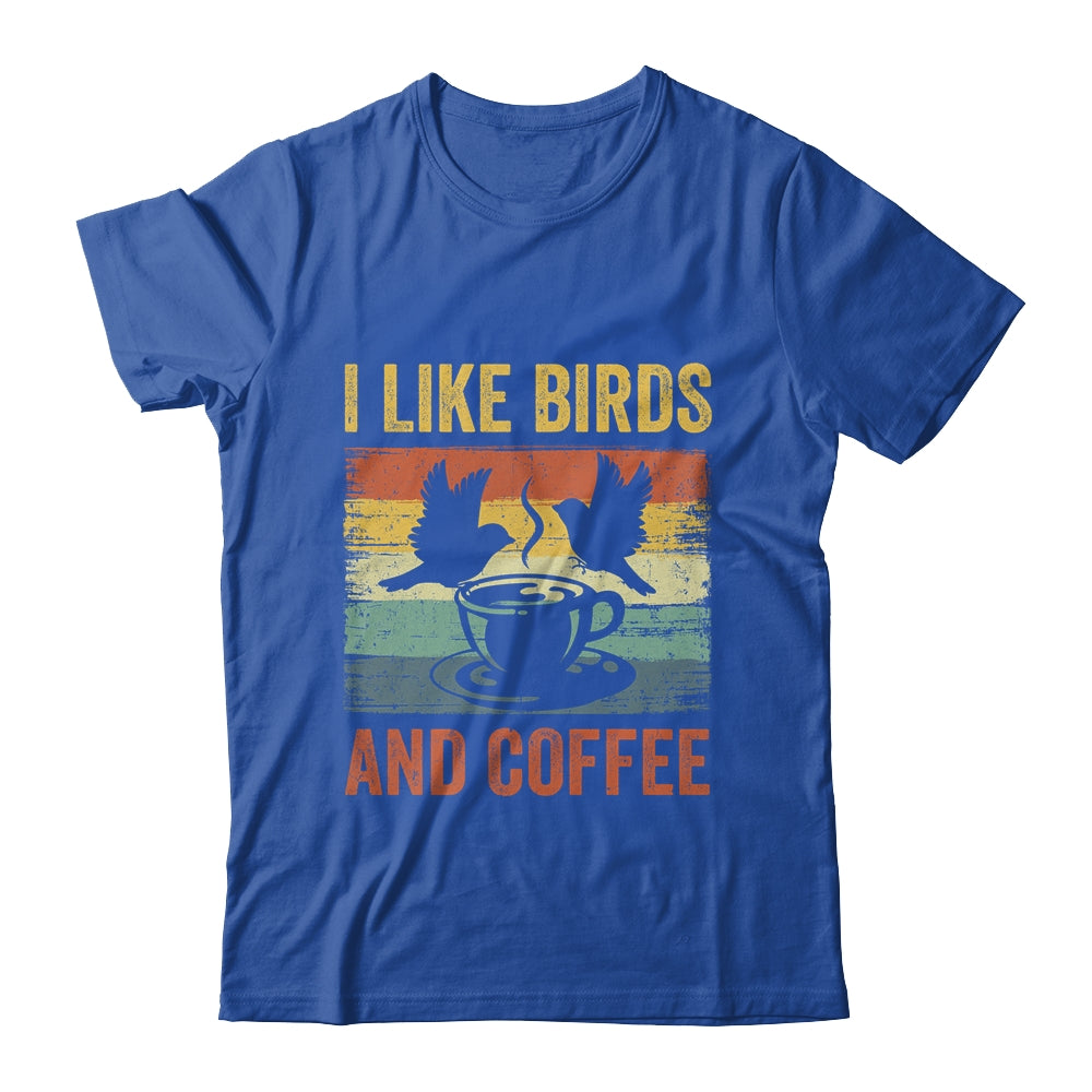 Funny Birds Coffee Design For Bird Lover Shirt