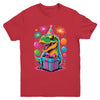 Funny Birthday Dinosaur Party T-Rex Retro Dinosaur Boy Girl Youth Shirt | siriusteestore
