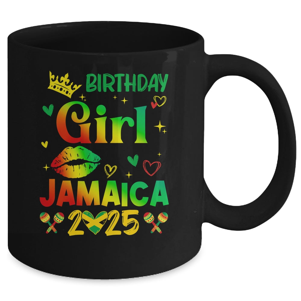 Funny Birthday Girl Jamaica 2025 Birthday Trip Vacation Mug | siriusteestore