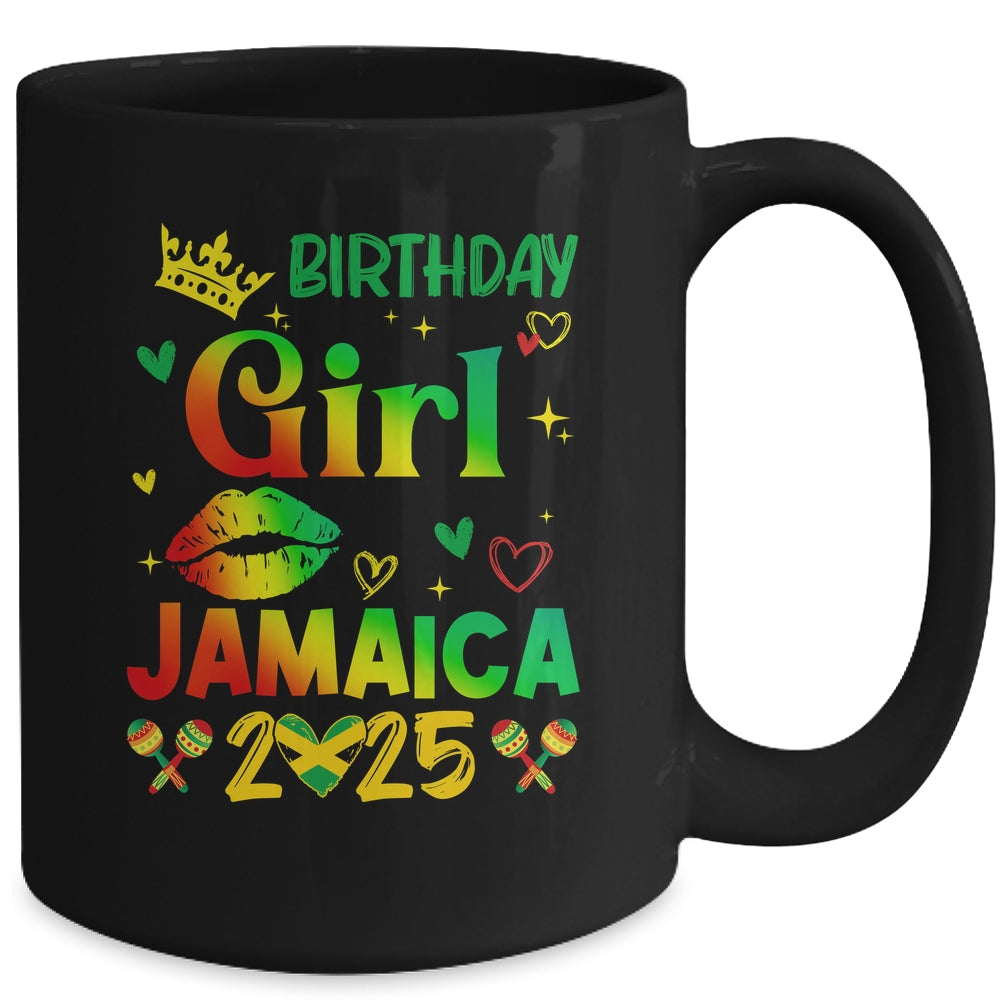 Funny Birthday Girl Jamaica 2025 Birthday Trip Vacation Mug | siriusteestore