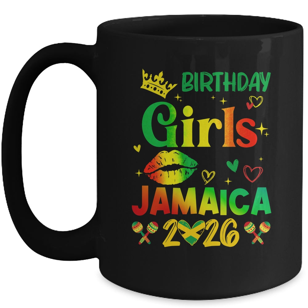 Funny Birthday Girl Jamaica 2026 Birthday Trip Vacation Mug | siriusteestore