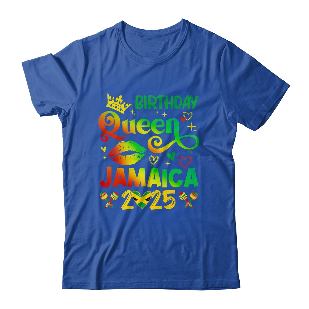 Funny Birthday Queen Jamaica 2025 Birthday Trip Vacation Shirt & Tank Top | siriusteestore