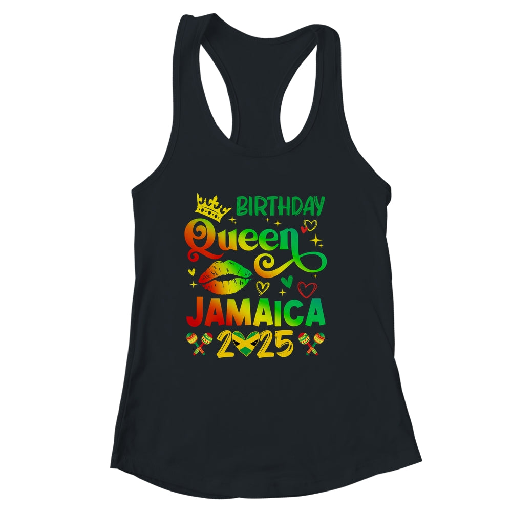 Funny Birthday Queen Jamaica 2025 Birthday Trip Vacation Shirt & Tank Top | siriusteestore