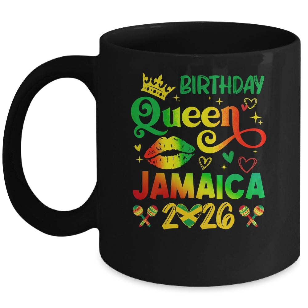 Funny Birthday Queen Jamaica 2026 Birthday Trip Vacation Mug | siriusteestore
