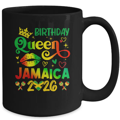 Funny Birthday Queen Jamaica 2026 Birthday Trip Vacation Mug | siriusteestore