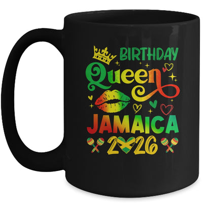 Funny Birthday Queen Jamaica 2026 Birthday Trip Vacation Mug | siriusteestore