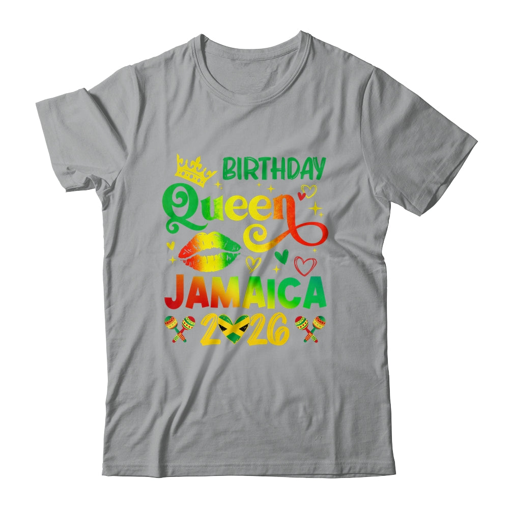 Funny Birthday Queen Jamaica 2026 Birthday Trip Vacation Shirt & Tank Top | siriusteestore