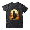 Funny Black Cat Pumpkins Fall Autumn Halloween Cat Costume Shirt & Sweatshirt | siriusteestore