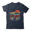 Funny Boat Boating Dad Man Myth Pontoon Captain Men Retro Shirt & Hoodie | siriusteestore