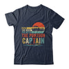 Funny Boat Boating Papa Man Myth Pontoon Captain Men Retro Shirt & Hoodie | siriusteestore