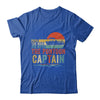 Funny Boat Boating Papa Man Myth Pontoon Captain Men Retro Shirt & Hoodie | siriusteestore