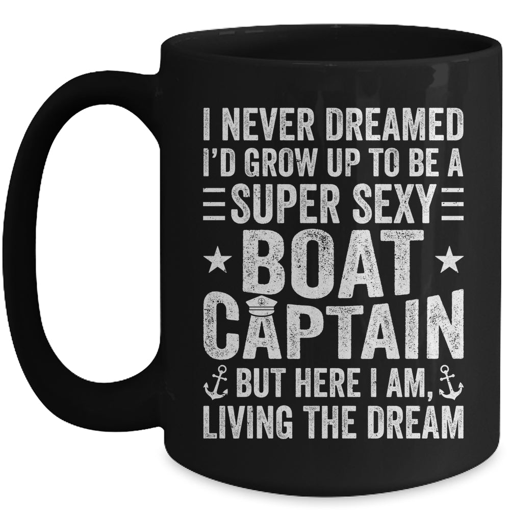 Funny Boat Captain Design For Men Women Boating Boat Captain Mug | siriusteestore