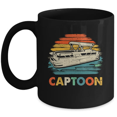 Funny Boating Captoon Pontoon Boat For Men Tritoon Captain Mug | siriusteestore