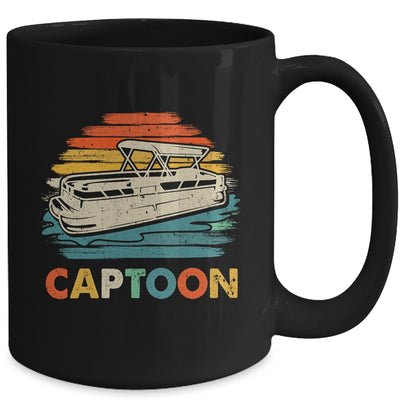 Funny Boating Captoon Pontoon Boat For Men Tritoon Captain Mug | siriusteestore