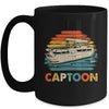 Funny Boating Captoon Pontoon Boat For Men Tritoon Captain Mug | siriusteestore
