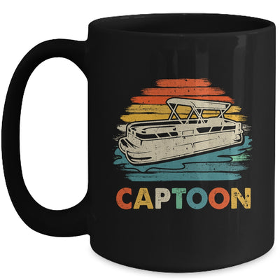 Funny Boating Captoon Pontoon Boat For Men Tritoon Captain Mug | siriusteestore