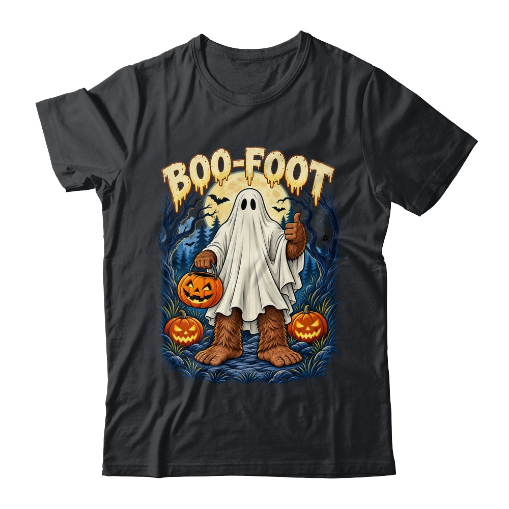 Funny Boo-Foot Bigfoot Sasquatch Ghost Costume Halloween Shirt & Hoodie | siriusteestore