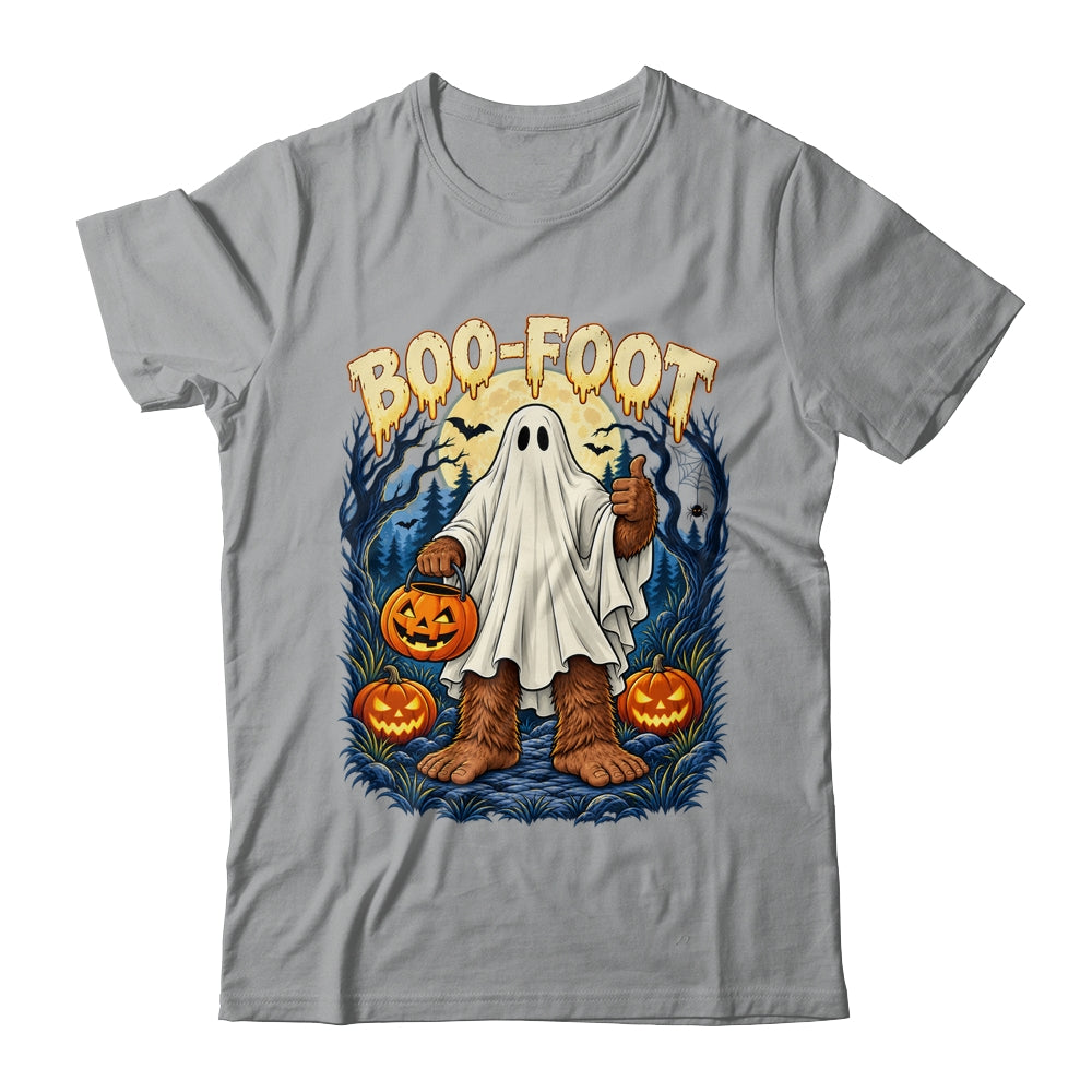 Funny Boo-Foot Bigfoot Sasquatch Ghost Costume Halloween Shirt & Hoodie | siriusteestore