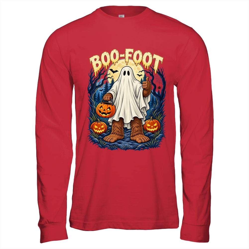 Funny Boo-Foot Bigfoot Sasquatch Ghost Costume Halloween Shirt & Hoodie | siriusteestore
