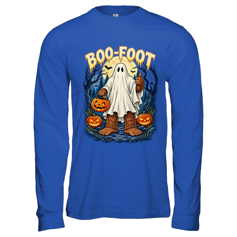 Funny Boo-Foot Bigfoot Sasquatch Ghost Costume Halloween Shirt & Hoodie | siriusteestore