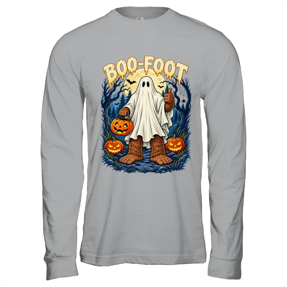 Funny Boo-Foot Bigfoot Sasquatch Ghost Costume Halloween Shirt & Hoodie | siriusteestore