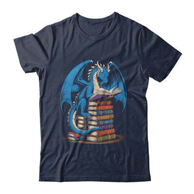 Funny Book Lover Bookworm Reading Books Dragon Reading Book Shirt & Hoodie | siriusteestore