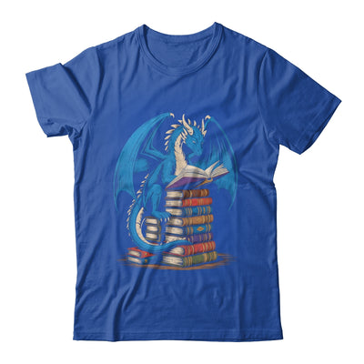 Funny Book Lover Bookworm Reading Books Dragon Reading Book Shirt & Hoodie | siriusteestore