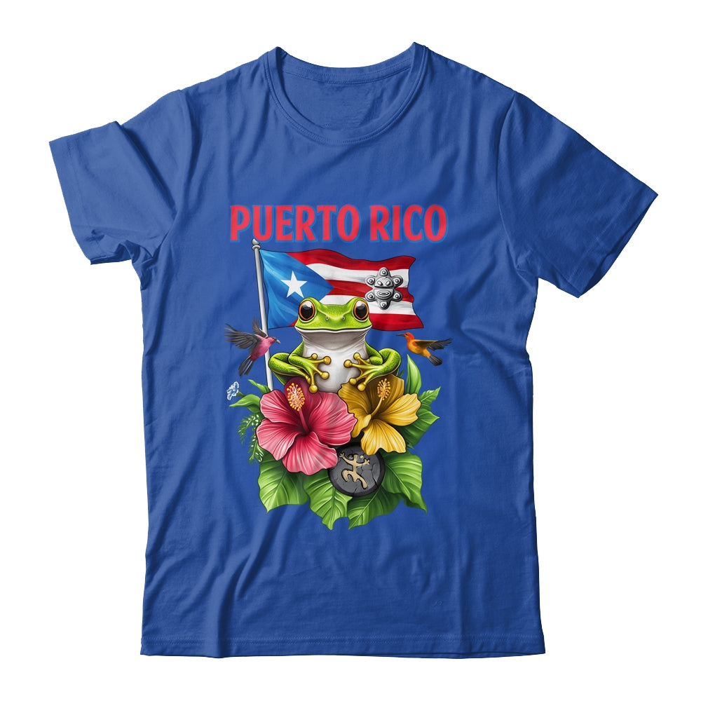 Funny Boricua Coqui Frog Puerto Rico Puerto Rican Flag Shirt & Tank Top | siriusteestore