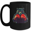 Funny Boxing Bear Boxer Boxing Gloves Sport For Men Mug | siriusteestore