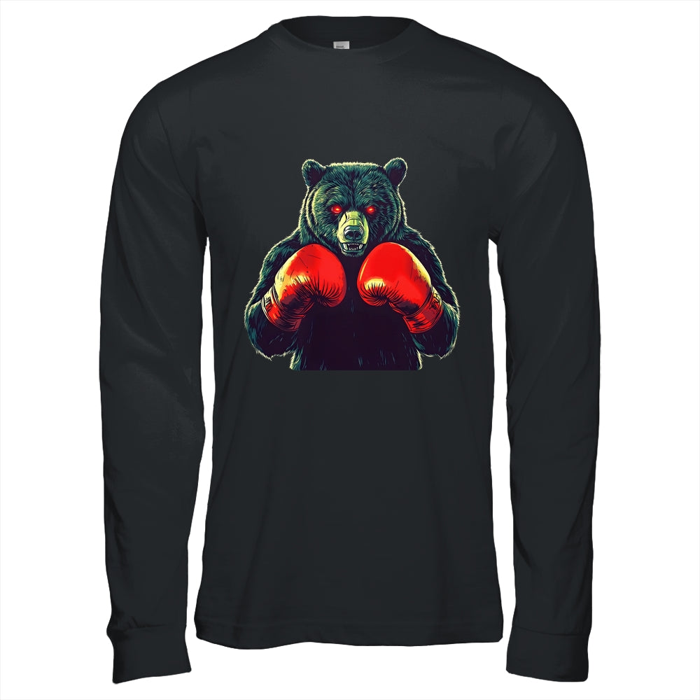 Funny Boxing Bear Boxer Boxing Gloves Sport For Men Shirt & Hoodie | siriusteestore