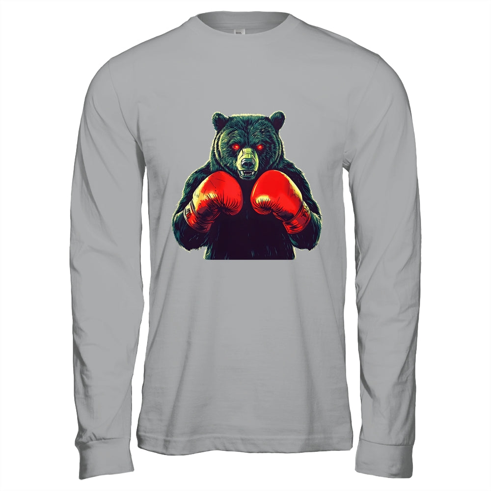 Funny Boxing Bear Boxer Boxing Gloves Sport For Men Shirt & Hoodie | siriusteestore
