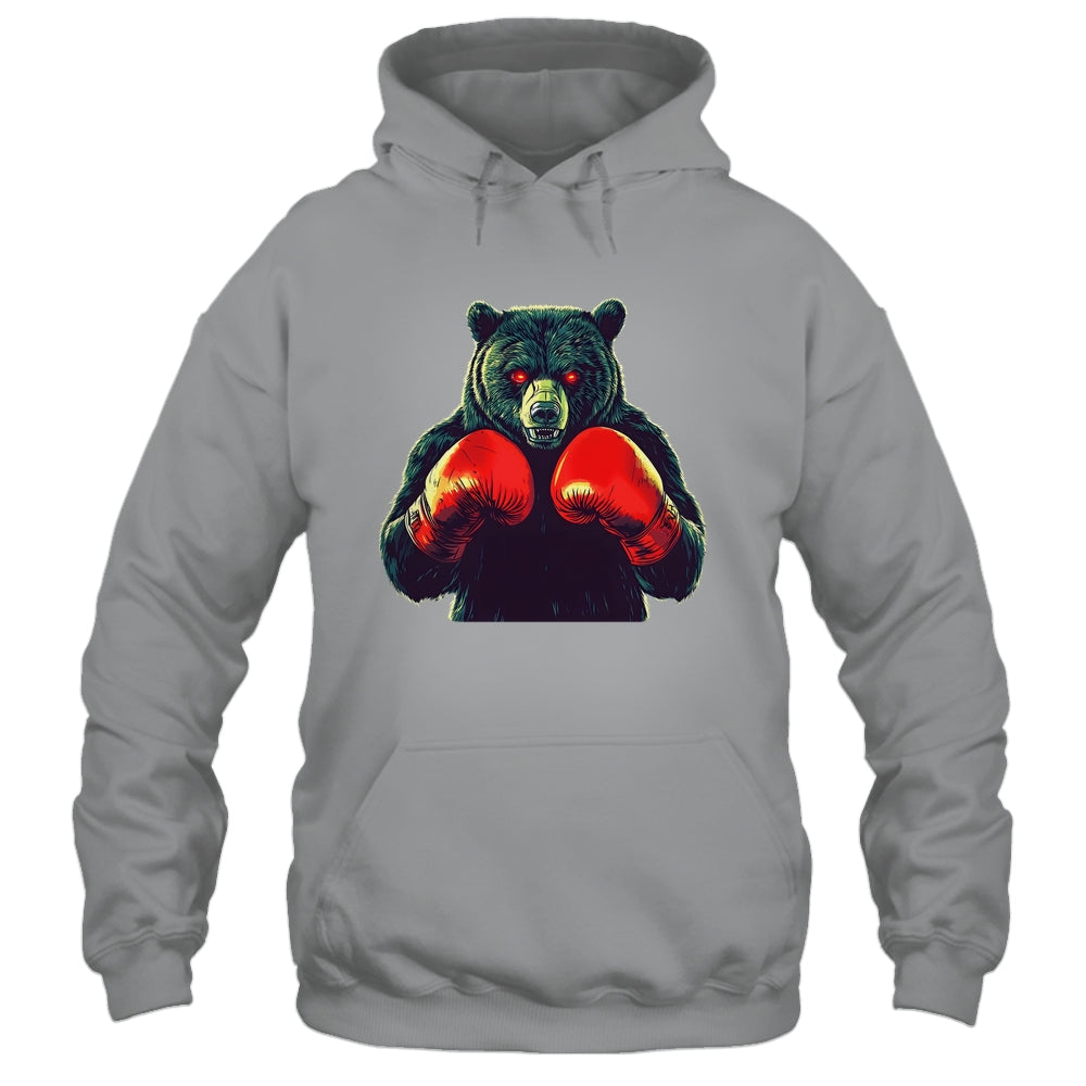 Funny Boxing Bear Boxer Boxing Gloves Sport For Men Shirt & Hoodie | siriusteestore