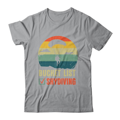 Funny Bucket List Skydiving Art For Men Women Skydiver Shirt & Tank Top | siriusteestore
