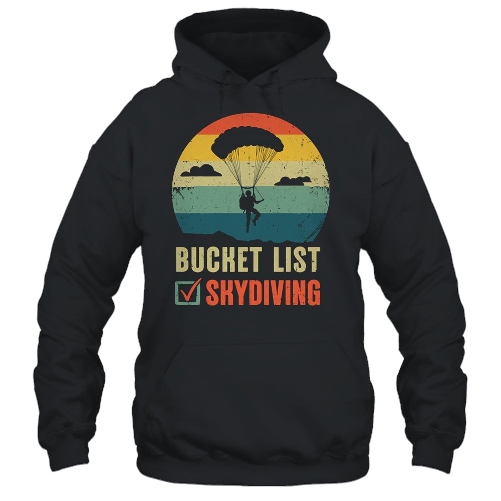 Funny Bucket List Skydiving Art For Men Women Skydiver Shirt & Tank Top | siriusteestore