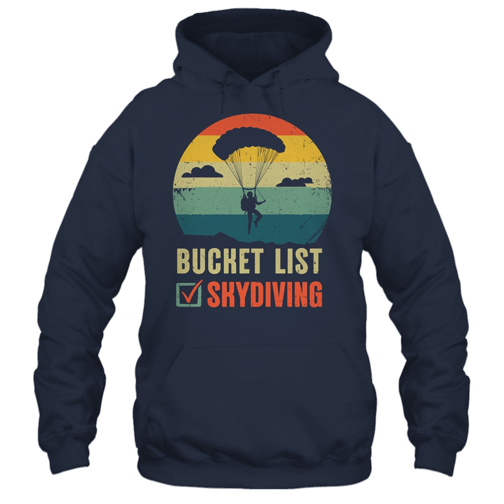 Funny Bucket List Skydiving Art For Men Women Skydiver Shirt & Tank Top | siriusteestore