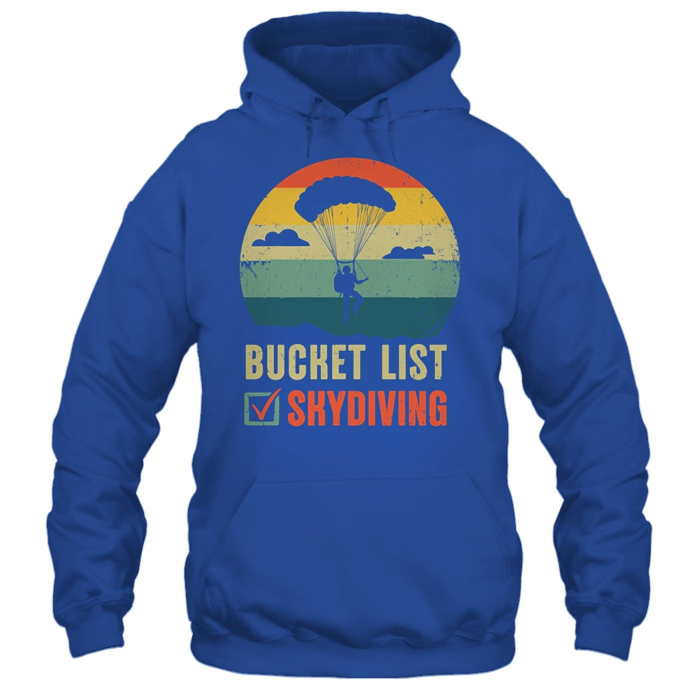 Funny Bucket List Skydiving Art For Men Women Skydiver Shirt & Tank Top | siriusteestore