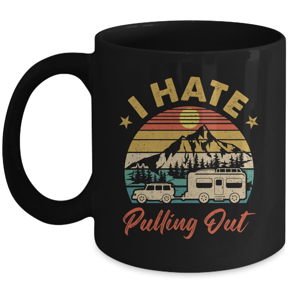 Funny Camping Art For Men Women Camping Trailer Camper Retro Mug | siriusteestore