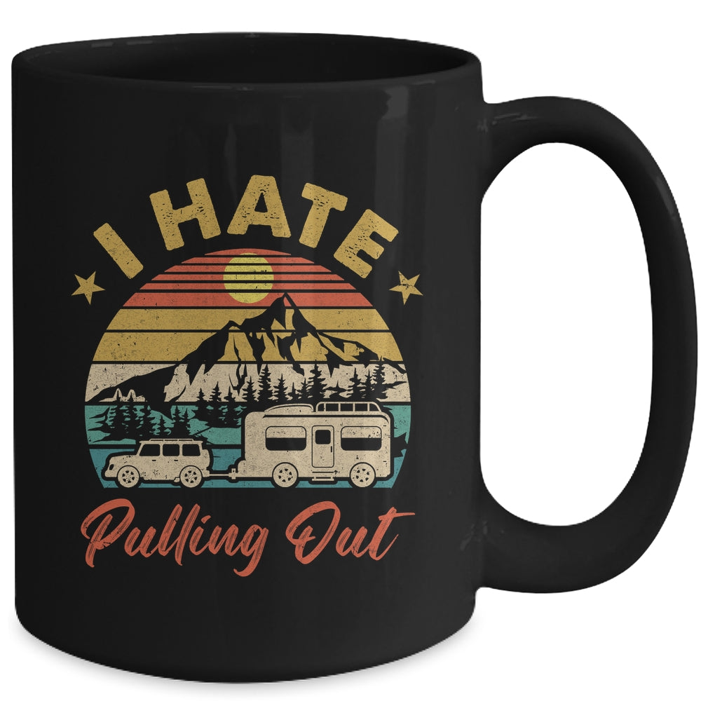 Funny Camping Art For Men Women Camping Trailer Camper Retro Mug | siriusteestore