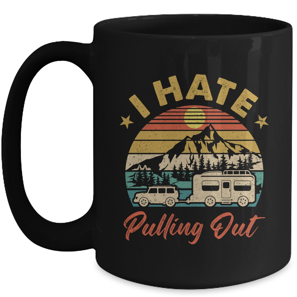 Funny Camping Art For Men Women Camping Trailer Camper Retro Mug | siriusteestore