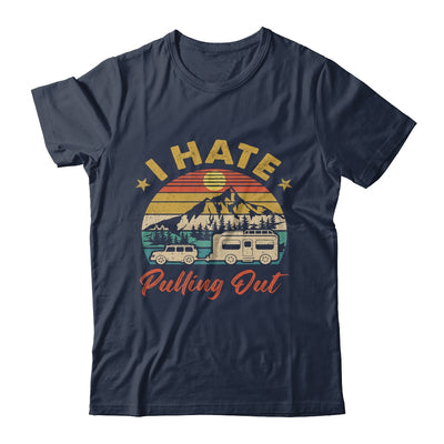 Funny Camping Art For Men Women Camping Trailer Camper Retro Shirt & Tank Top | siriusteestore