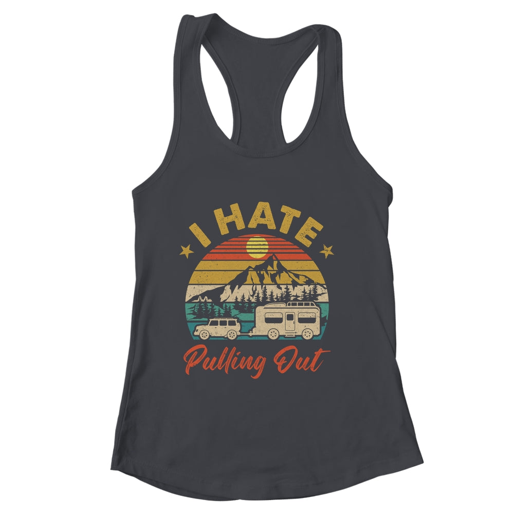 Funny Camping Art For Men Women Camping Trailer Camper Retro Shirt & Tank Top | siriusteestore