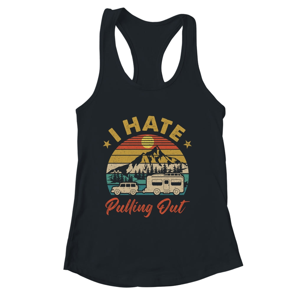 Funny Camping Art For Men Women Camping Trailer Camper Retro Shirt & Tank Top | siriusteestore